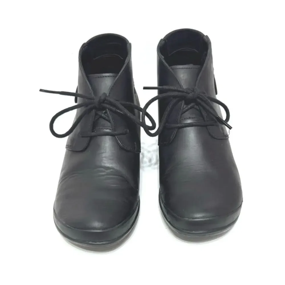 Merrell Women's Veranda Black Leather Lace Up Ankle Bootie Boots Size 7 - Picture 5 of 8